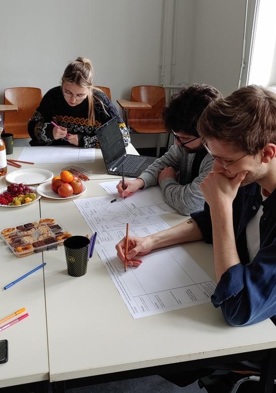 Reflexionsaufgabe vor der Diskussion (hier Student Journey),