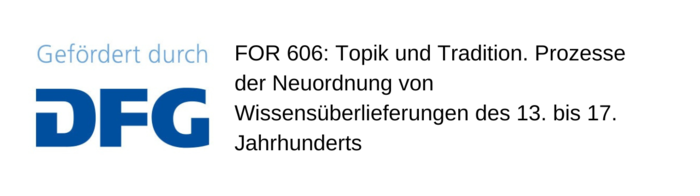 Topik und Tradition