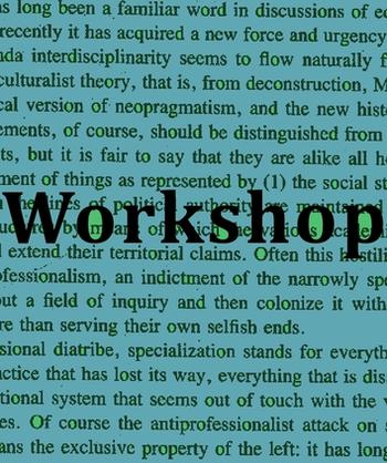 Between Discipline and Interdisciplinarity