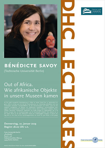 DHC Lecture mit Bénédicte Savoy