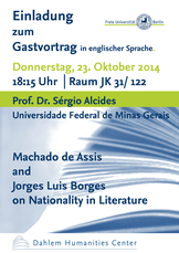 Poster Guestlecture with Sérgio Alcides
