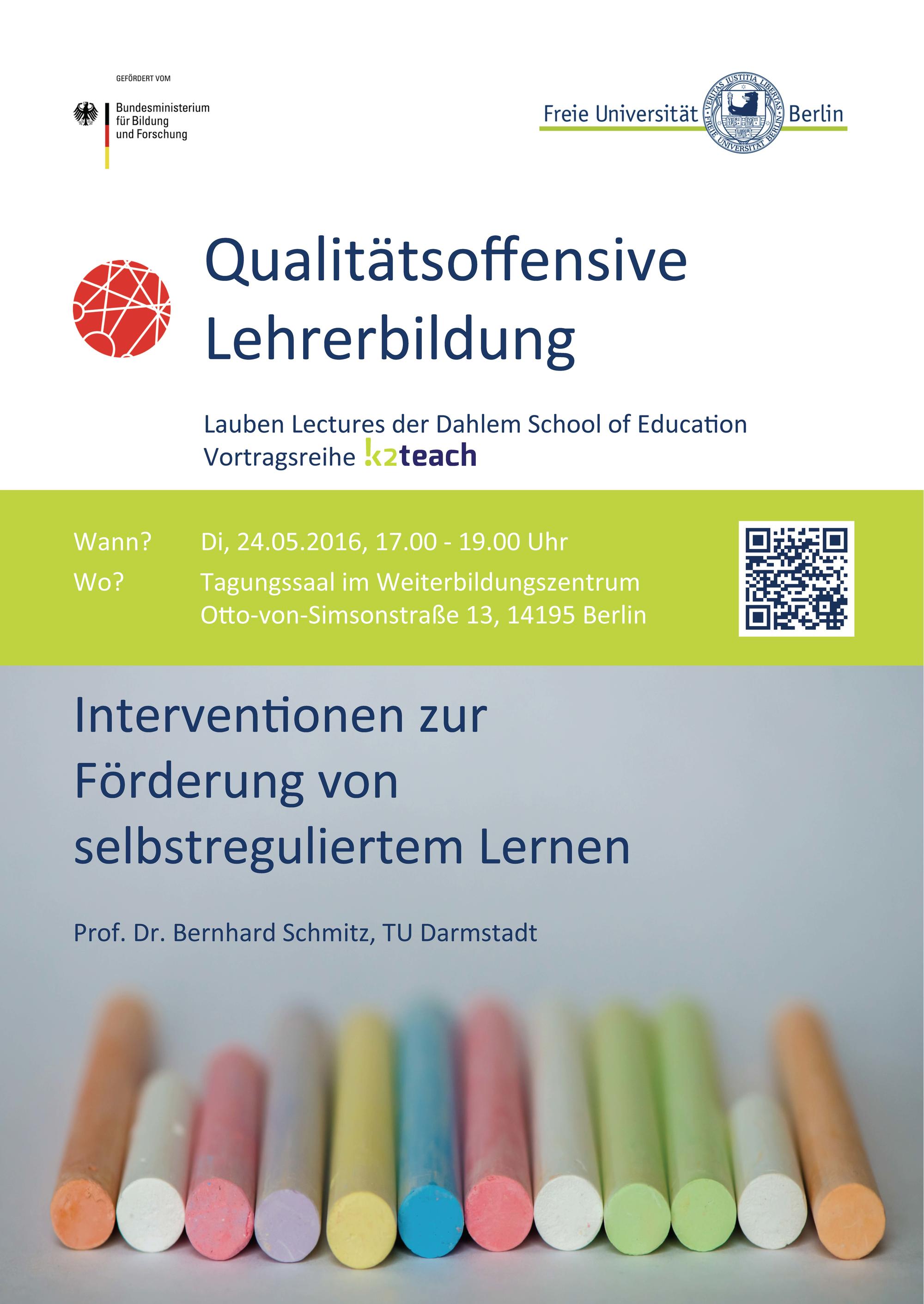 Lauben Lectures - Vortragsreihe K2teach: Prof. Dr. Schmitz