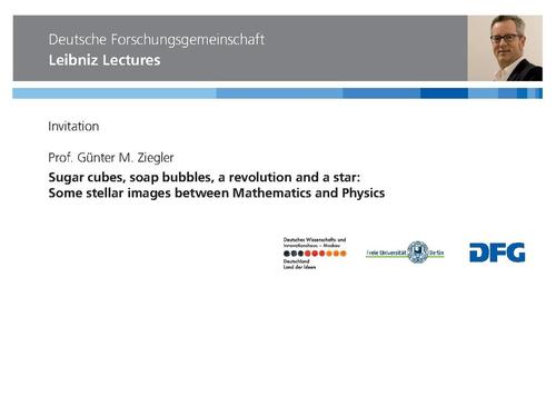 Einladung zur Lecture und dem Empfang