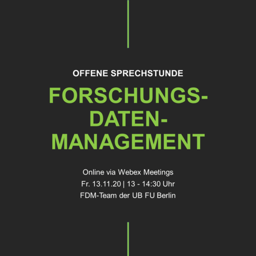 Banner Offene Sprechstunde FDM