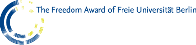 Freedom Award of Freie Universität Berlin Logo EN