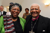 Desmond Tutu mit seiner Frau Leah