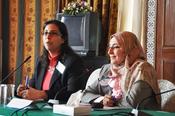 Dr. Dina Taha, Alexandria Universität, und Prof. Dr. Hanaa El Sayad, Ministerium für Hochschulbildung,geben Einblicke in die Gleichstellungssituation an ägyptischen Hochschulen