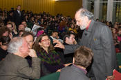 Zur dritten Hegel Lecture des Dahlem Humanities Center kamen am 28. Januar 2010 rund 700 Gäste in den Henry-Ford-Bau, um den Vortrag des Kulturtheoretikers Homi K. Bhabha zu verfolgen.
