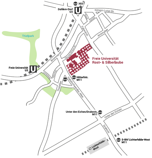 Rost- und Silberlaube der Freien Universität Berlin