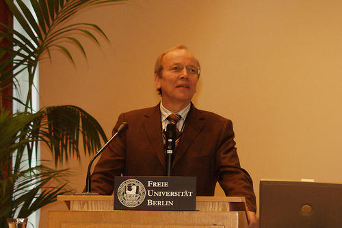 Dr. Christian Bode auf der Immatrikulationsfeier zum Wintersemester 2005/06.
