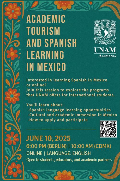 Poster Academic Tourism and Spanish Learning in Mexico