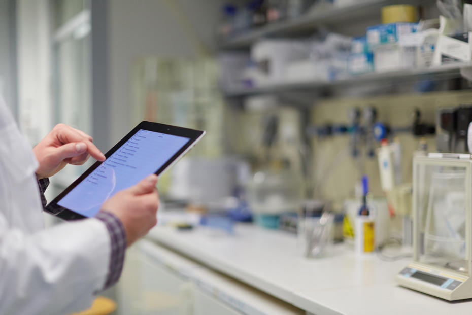 Mit einer App können Forschungsdaten mobil erfasst werden.