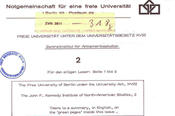 Politische Auseinandersetzungen in den 1970er Jahren: Streitpunkt ist vor allem die Frage der Einstellung gegenüber den USA. 1974 bezichtigt die "Notgemeinschaft für eine Freie Universität" das Institut des Antiamerikanismus.