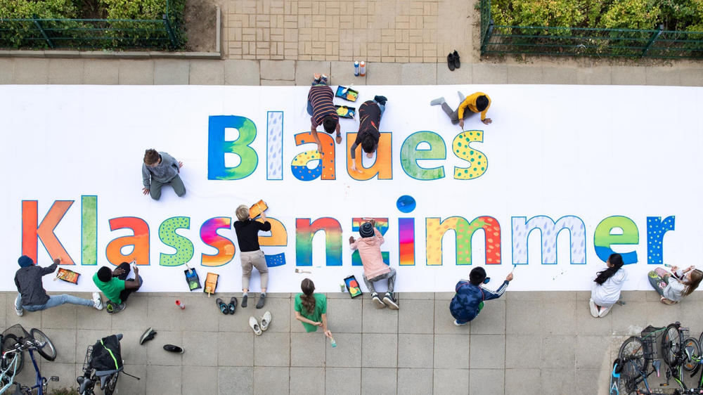 Blaues Klassenzimmer