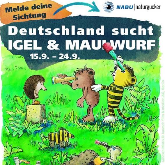 Deutschland sucht Igel & Maulwurf