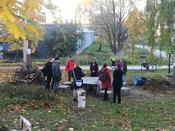 Pat:innen-Treffen Blühender Campus an der FU im Oktober 2021