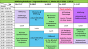 Programmübersicht Woche 1