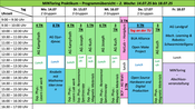 Programmübersicht Woche 2