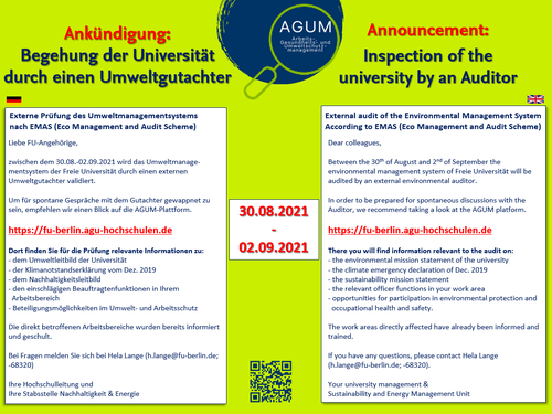 EMAS Zertifizierung