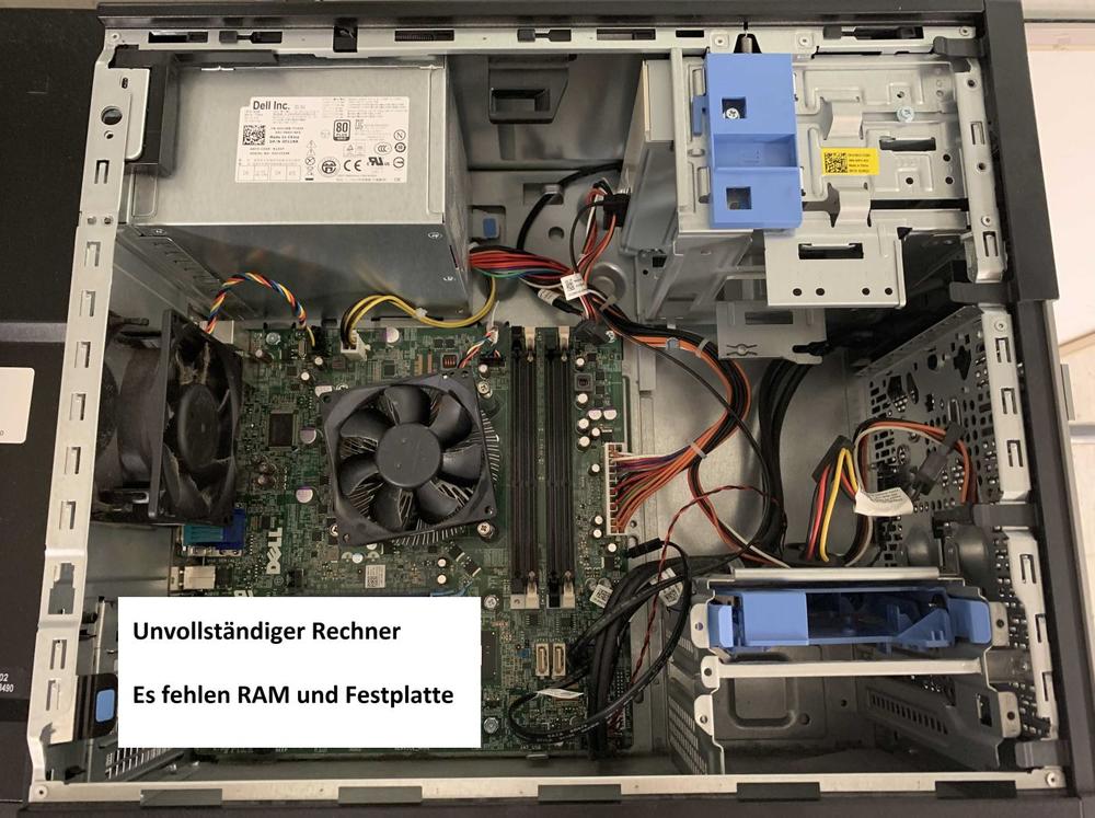 Dell Optiplex 7010 Midi Tower Ohne Festplatte Und Ohne Ram Fundgrube Freie Universitat Berlin