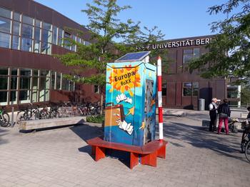Die Europa BücherboXX an der Freien Universität Berlin