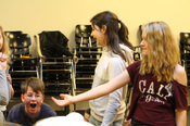 Beim Workshop "Aus die Maus" mit dem GRIPS Theater