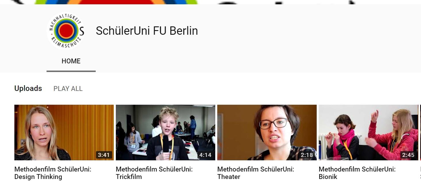 Die SchülerUni auf YouTube