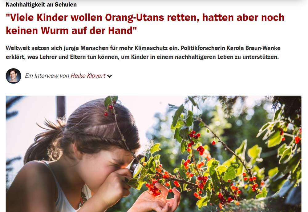 Die SchülerUni im Spiegel