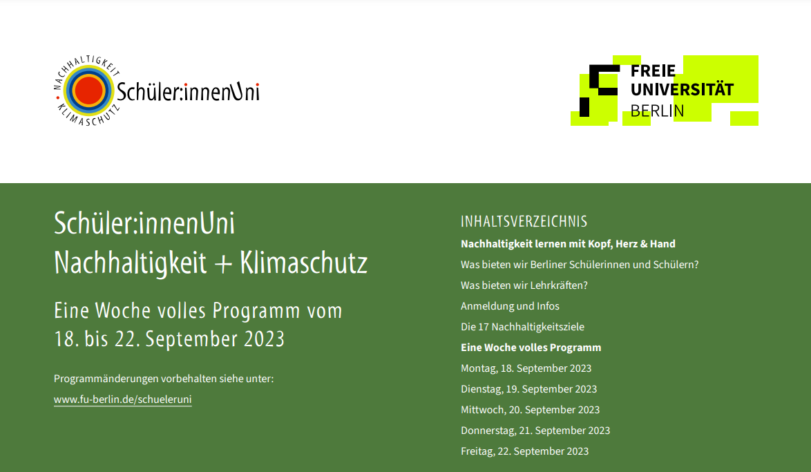 Mitmachprogramm im September 2023