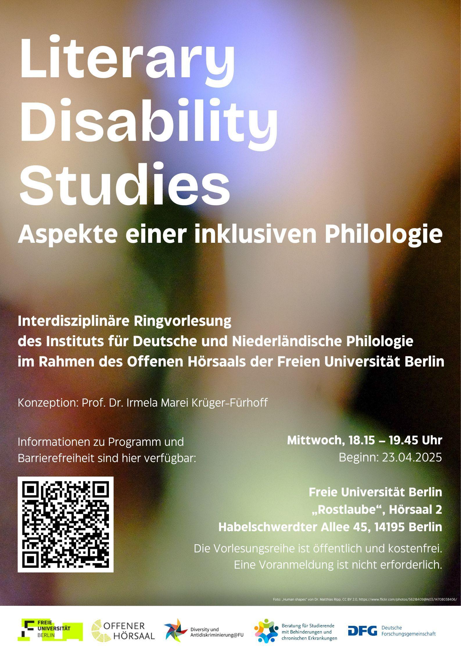 RVL_Literary Disability Studies_Plakat