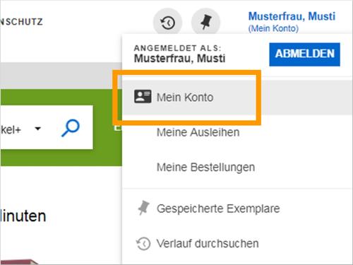 Kontofunktionen