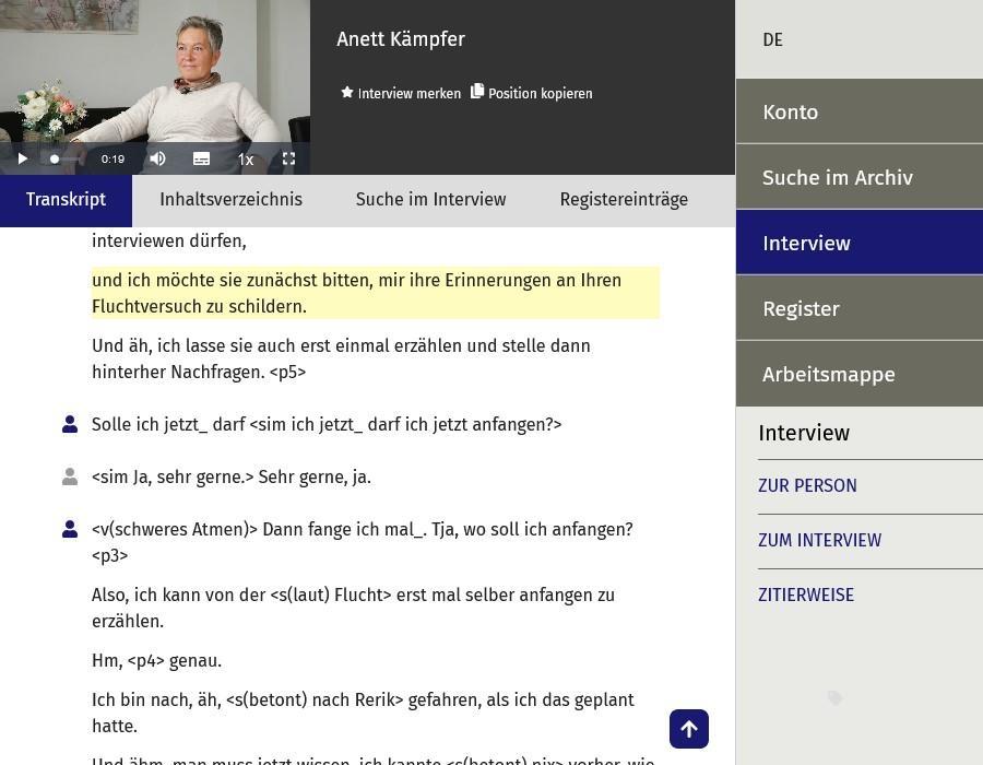 Online-Interview-Archiv