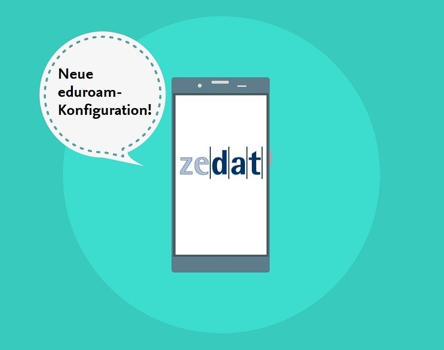 Ab 29.08. müssen alle Android-Geräte mit eduroam-App der ZEDAT neu konfiguriert werden