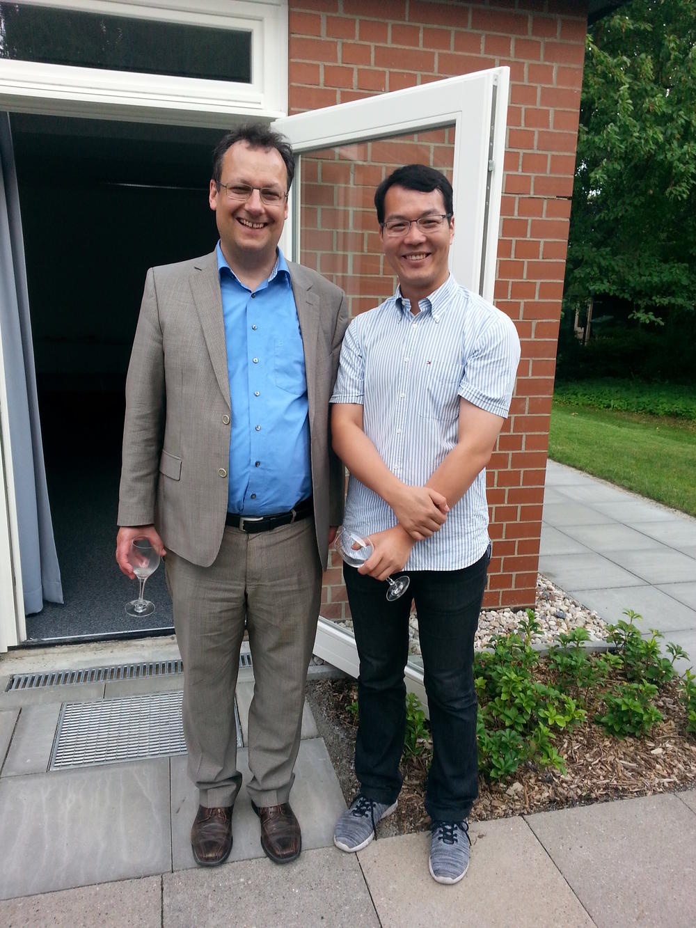 Juristen unter sich: Prof. Dr. Martin Heger von der Humboldt-Universität und Dr. Chen Yifeng von der Peking Universität.