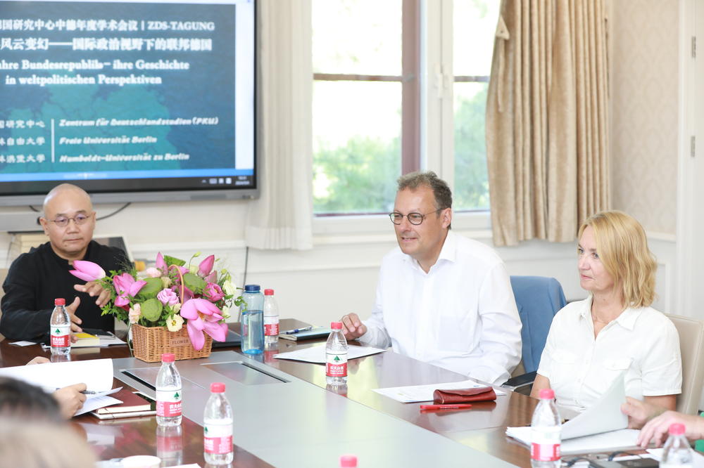 Prof. Almut Hille, Prof. Martin Heger, Prof. Huang Liaoyu, ZDS-Tagung 2024