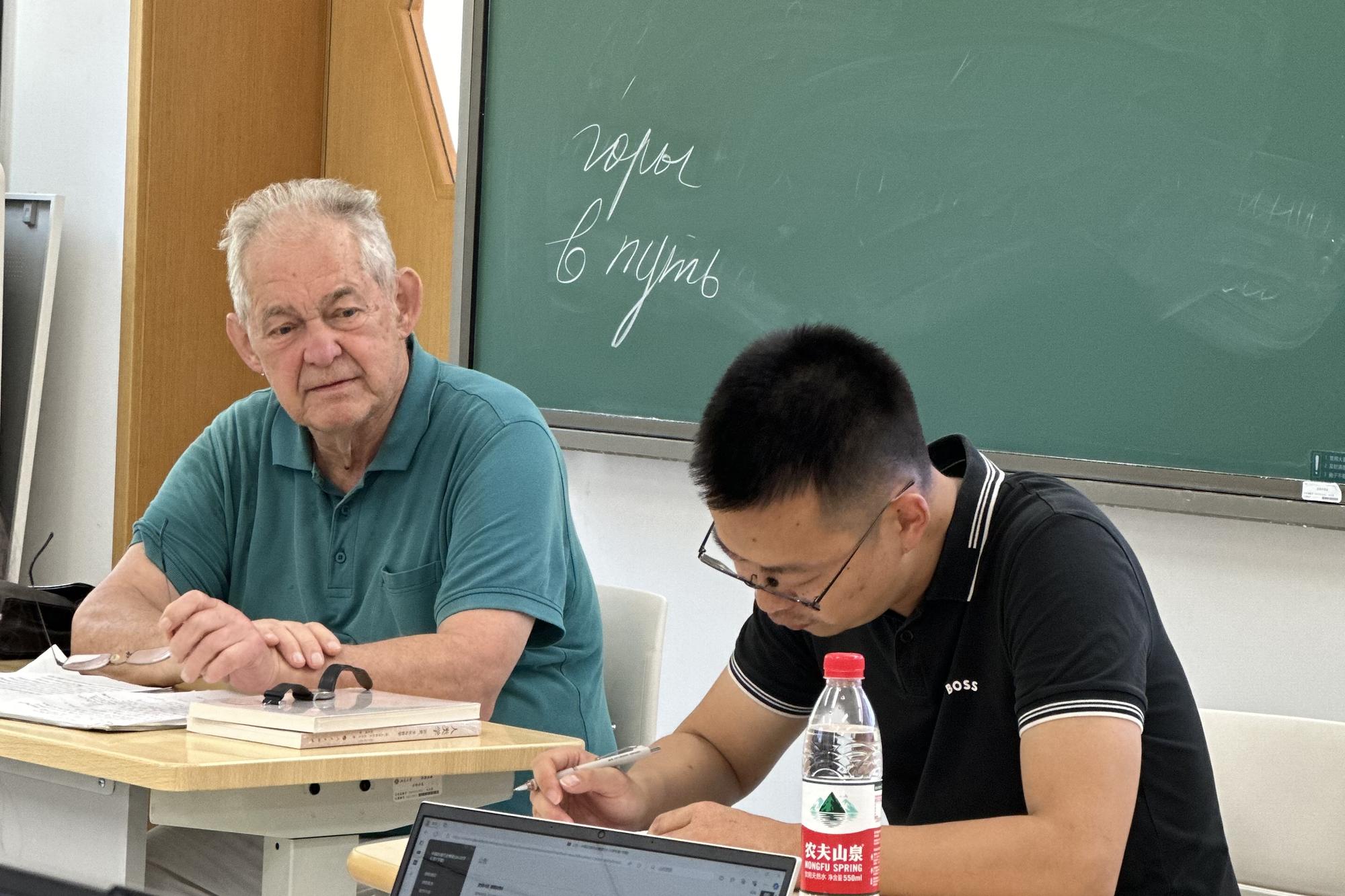 Prof. Christoph Wulf  und Assistenzprof. Dr. Mingchao Mao