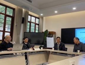 (v.l.n.r. Prof. Dr. Hauang Liaoyu, Prof. Dr. Zhang Shisheng, Prof. em. Dr. Nie Jun, Prof. Dr. Han Shuifa)