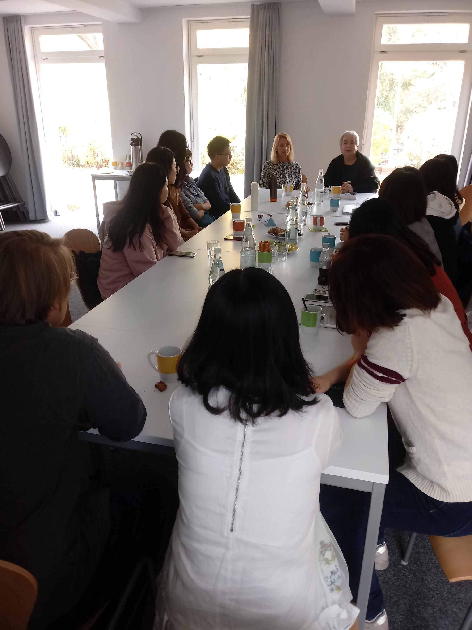 Die Begrüßungsrunde an der Freien Universität.