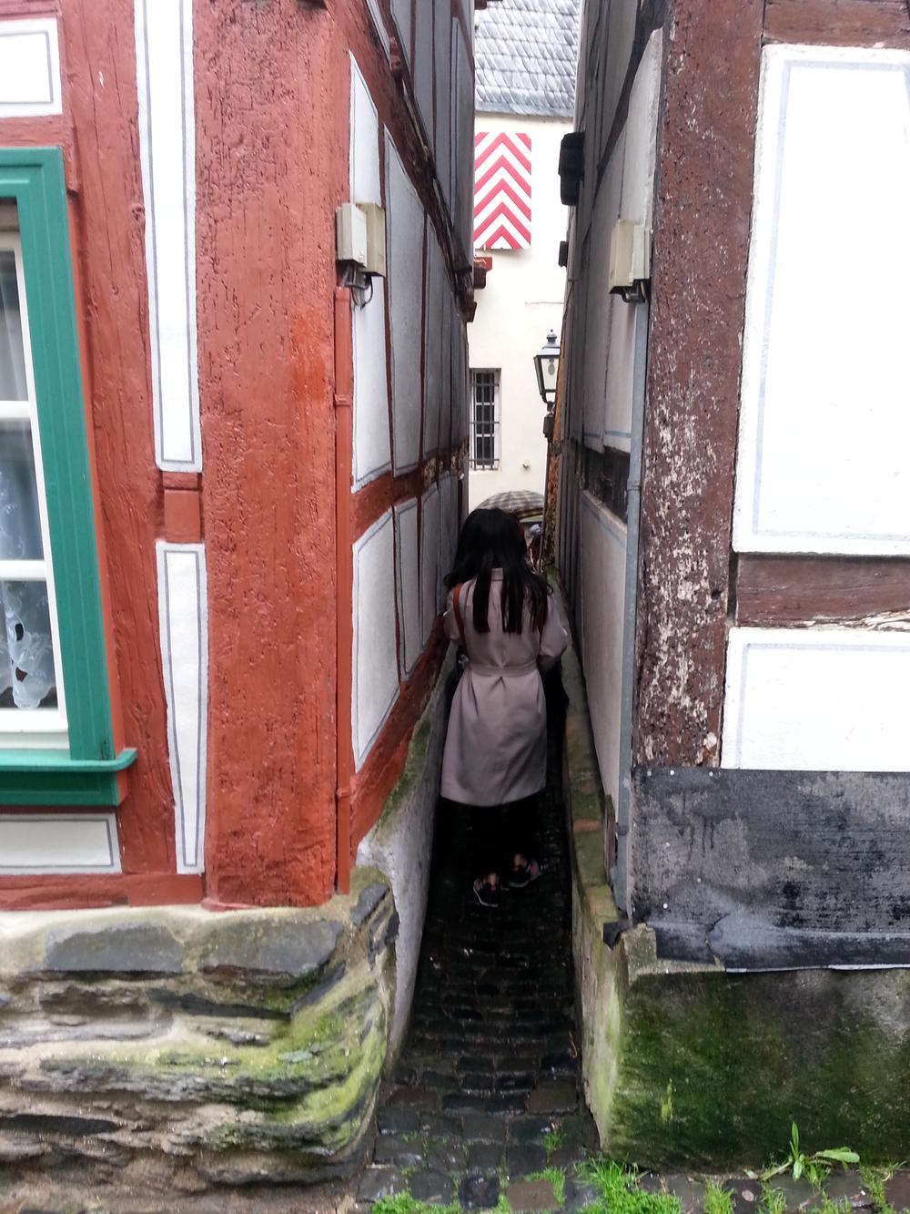 Schmale Gässchen in Bacharach.