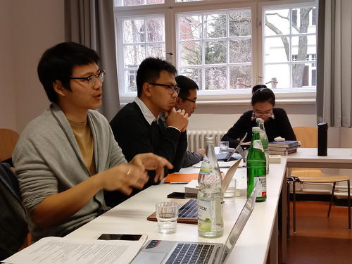 Das Colloquium war geprägt von angeregten Diskussionen.