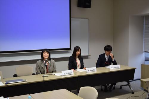 Doktorandinnen und Doktoranden aus Japan, China, Südkorea und Deutschland stellten ihre Dissertationsprojekte vor.