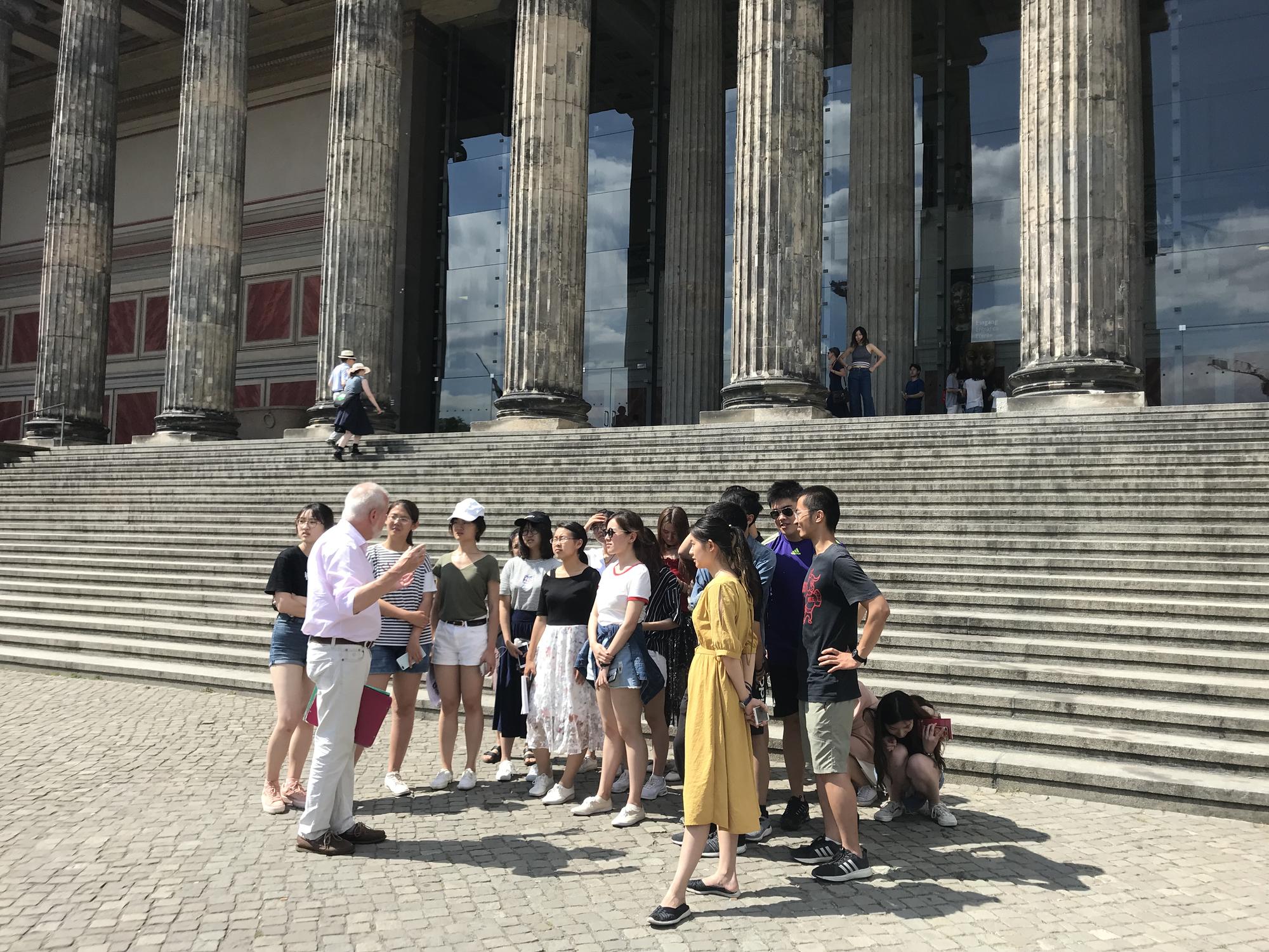 Auch eine Führung über die Museumsinsel stand auf dem Programm.