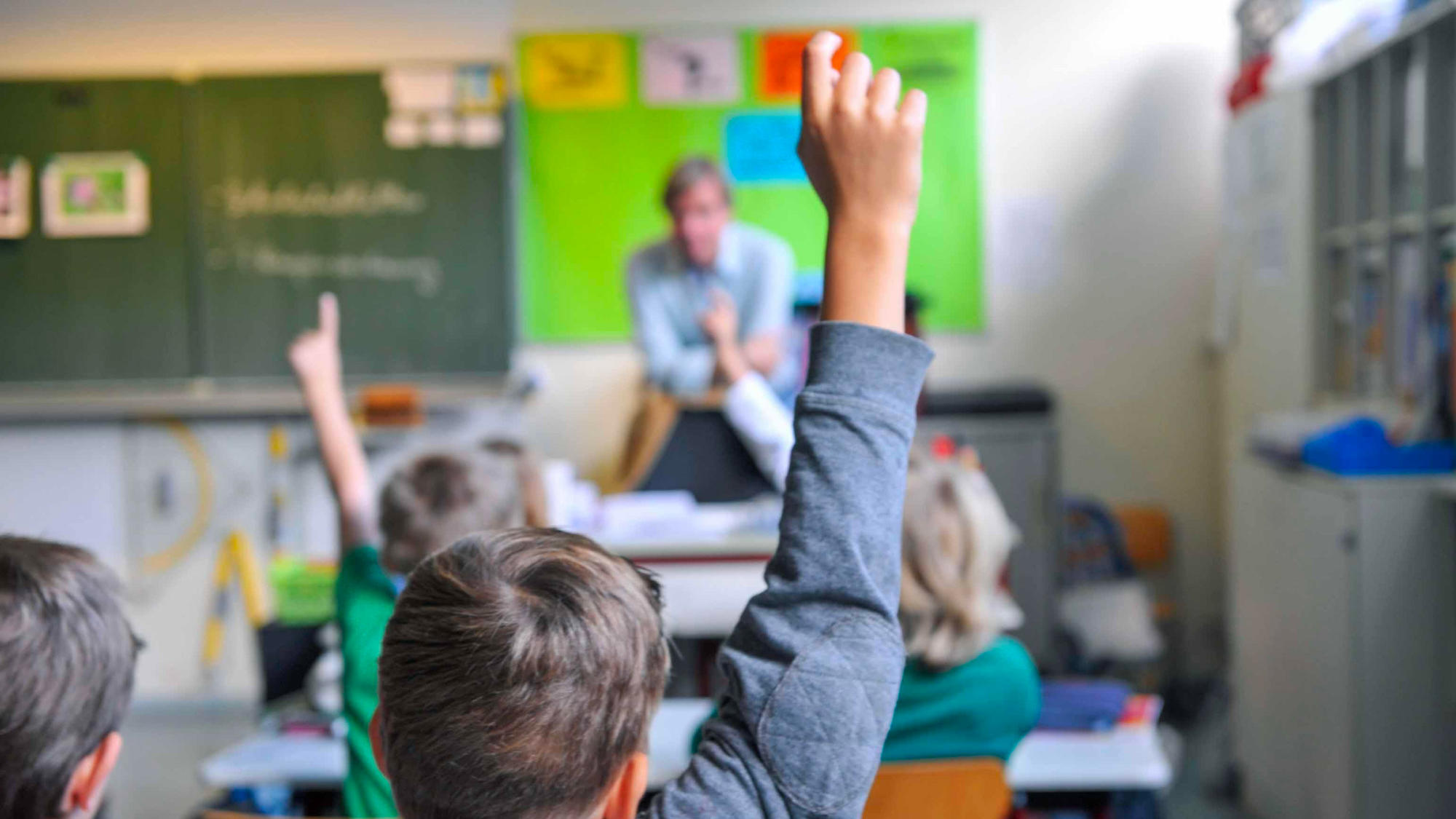 Unterricht in einer Grundschule